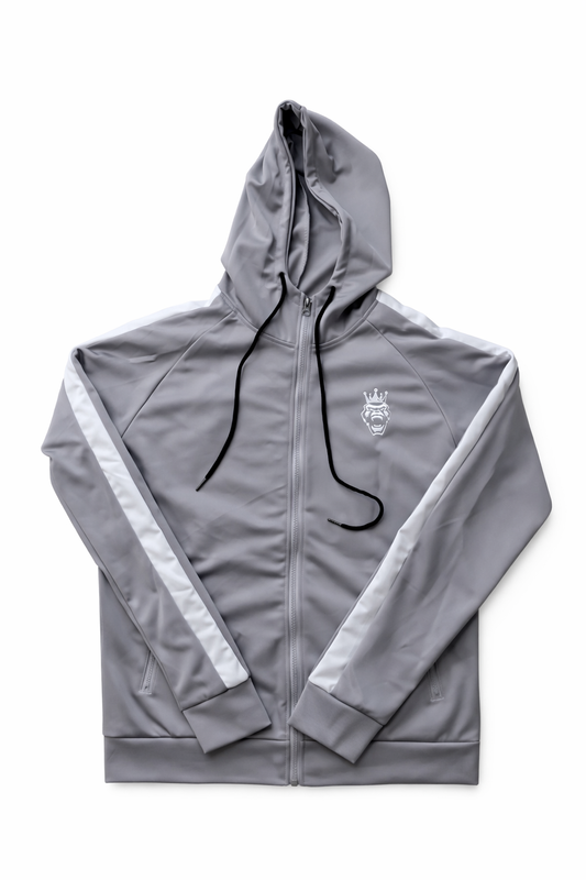 Monstrosity Tracksuit – Gray/White