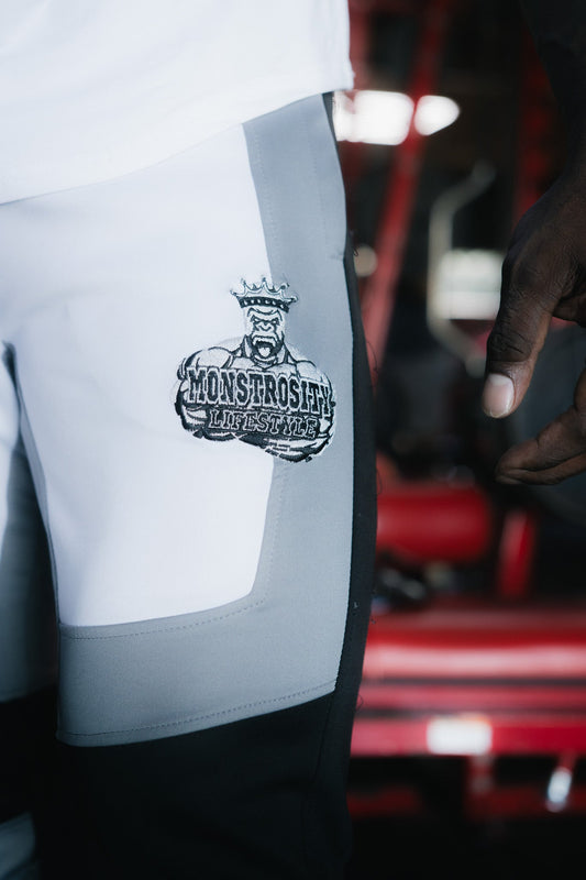 Monstrosity Tracksuit – Gray/White/Black