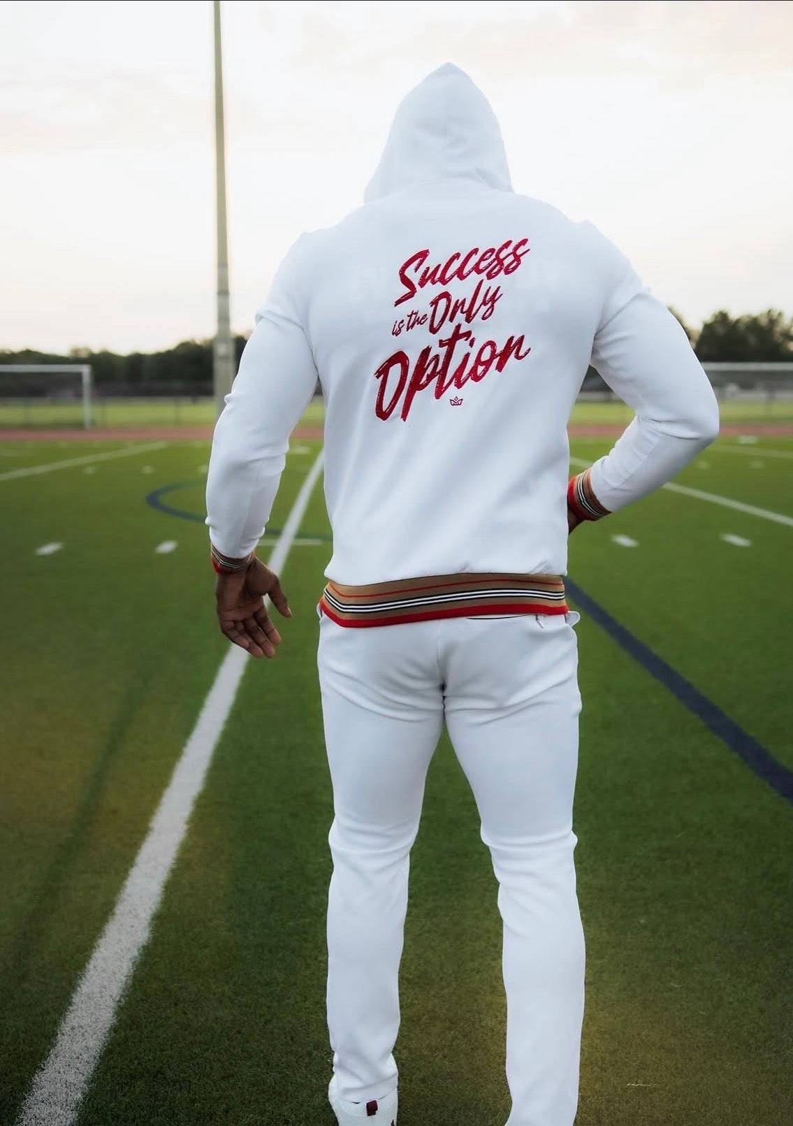 Monstrosity Tracksuit – White/Red/Gold