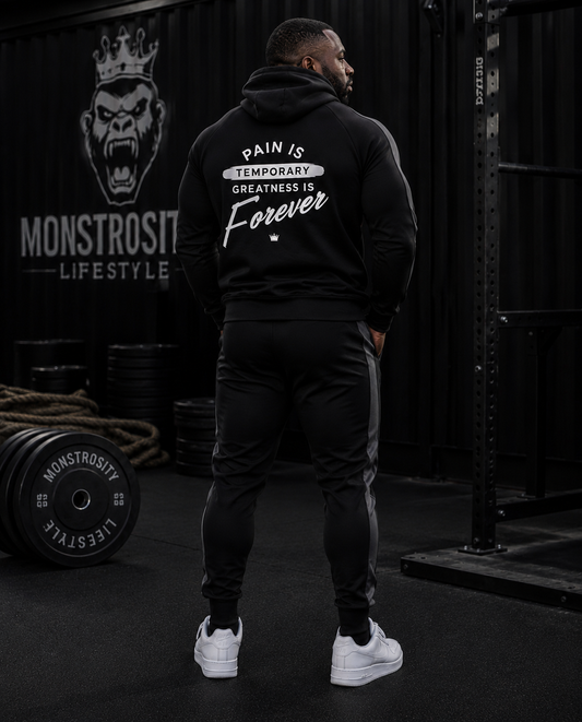 Monstrosity Tracksuit – Black/Dark Gray