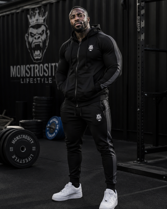 Monstrosity Tracksuit – Black/Dark Gray