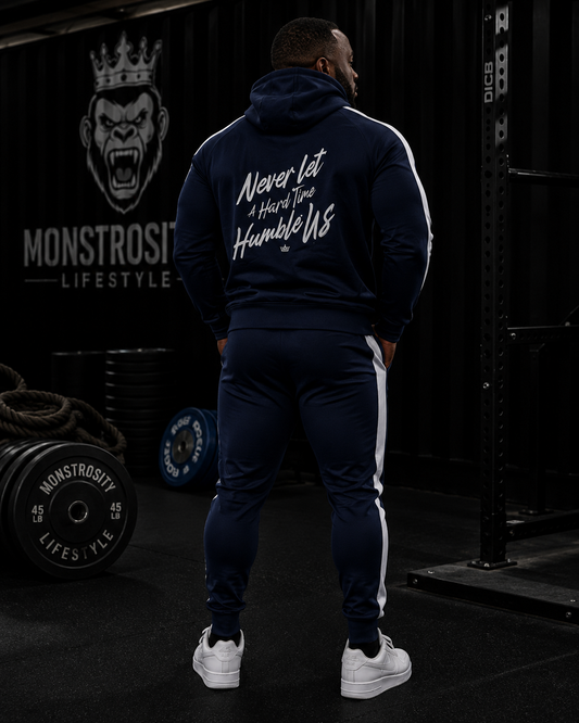 Monstrosity Tracksuit – Navy/White